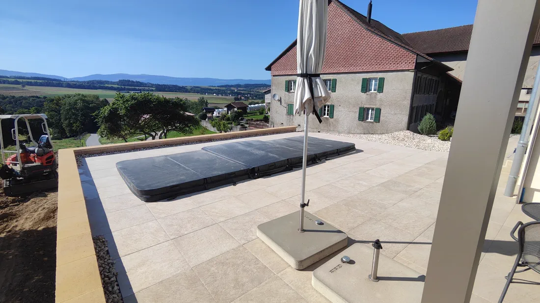Dallage en grès