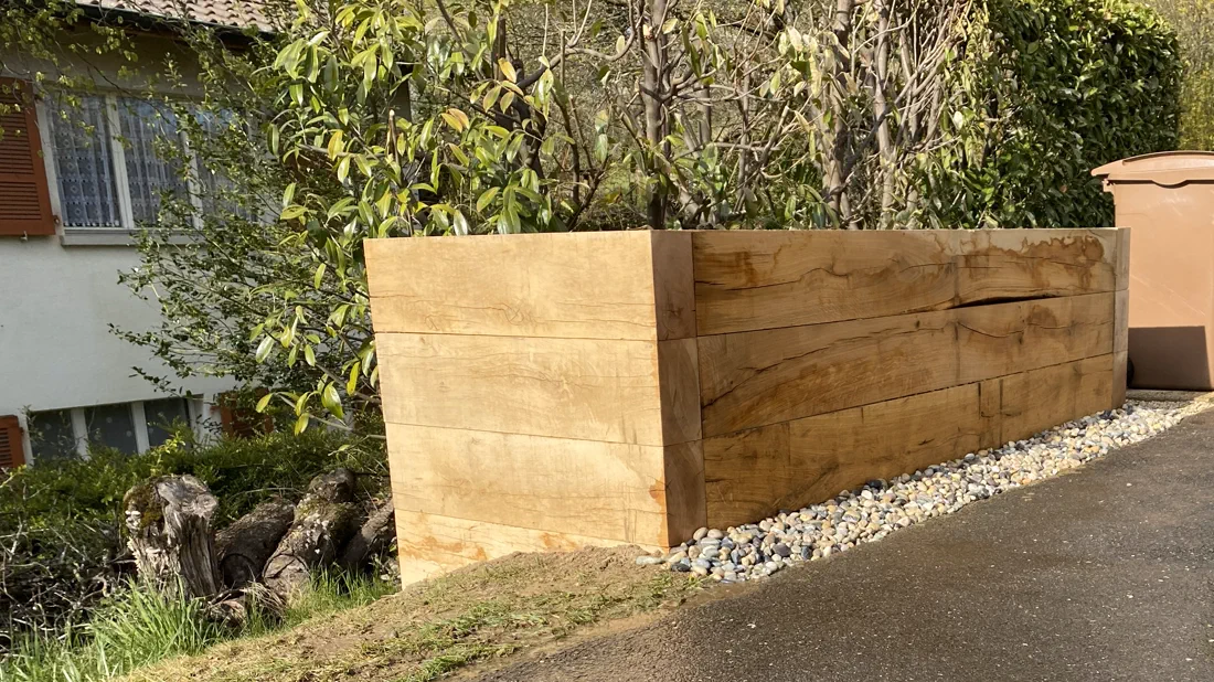 Palissade en bois